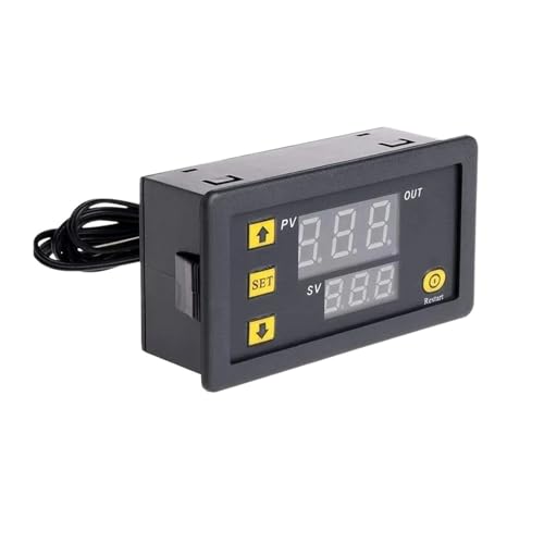 Thermostat numérique DC24V avec sonde de température et relais 20A LED