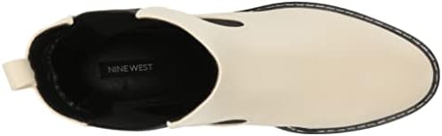Nine West Women's DOLEAS Ankle Boot, Chic Cream, 8.5 | Image 4