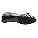 Masseys Women’s Winnie Wedge Heel Pump, 8.5 M (Medium), Black-White/Houndstooth