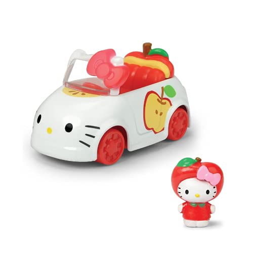 Simba - Hello Kitty - Voiture Pomme - Véhicule Métal + 1 Figurine Amovible - 253241000