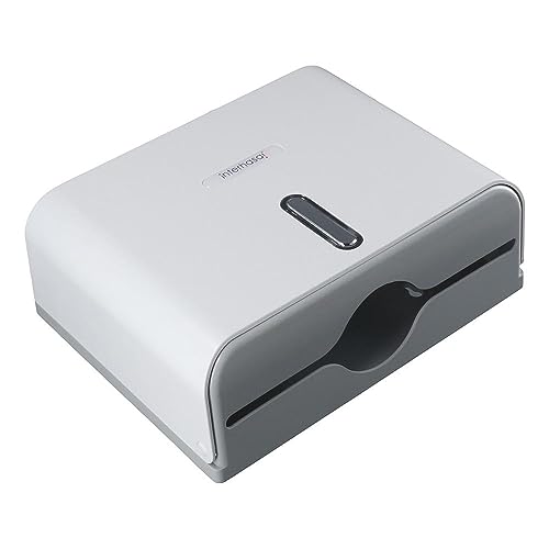 HOBBYIN Wall Mount Paper Towel Dispenser, Commercial Paper Towel Holder for Bathroom and Kitchen, Touchless Toilet Tissue Holder for Home Office Restroom, No Drilling or Screws