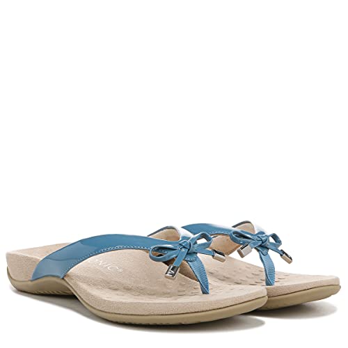 Image of Vionic Women's Rest Bella Toe Post Sandal- Supportive Ladies Orthotic Sandals that include Three Zone Comfort with Arch Support- Flip Flop for Ladies, Medium and Wide Width Size 5-12