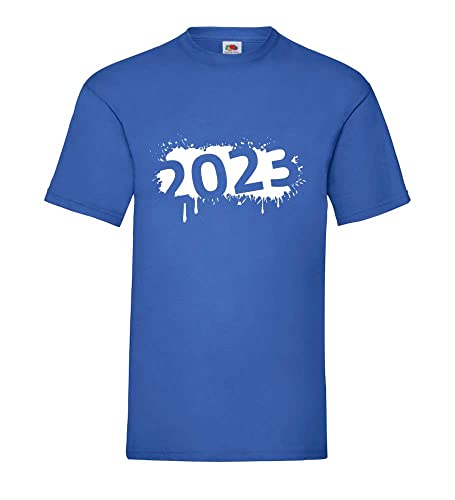 T-shirt pour homme bleu roi XXXL vêtement ete manches courtes uni