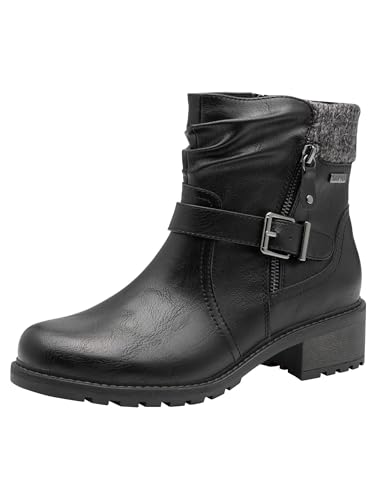 Jana Stiefelette 8-26488-45 schwarz H-Weite