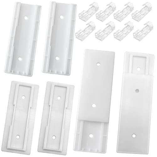 ACKLLR Soporte Adhesivo para Multitomas, 4 Piezas con Clips Organizadores Transparentes para Cables miniatura 1