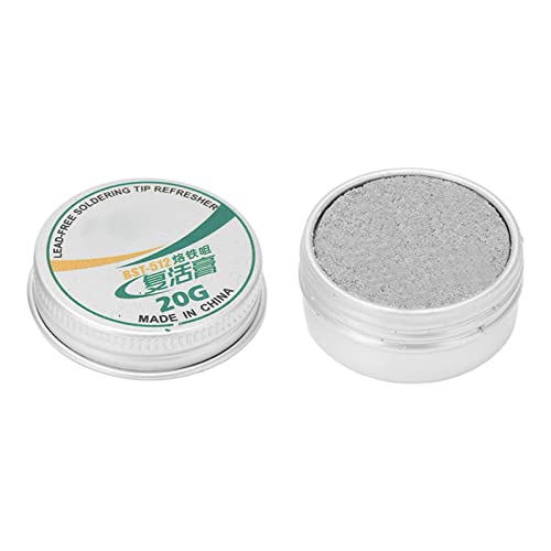 Image of Soldering Iron Tip Refresher Paste, 4 Pack Tin Powder for Oxide Removal and Tip Resurrection, 20g Each, Professional Maintenance Tool