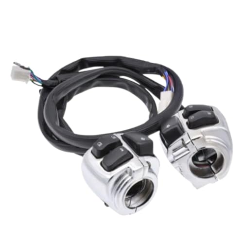 Commodo clignotant klaxon moto 25 mm pour Harley Sportster Softail 1 pouce
