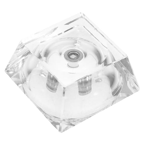 Ciieeo Quartz Ball Holder Stand Crystal Sphere Display Sphere Lighted Base Glass Ball Display Stand