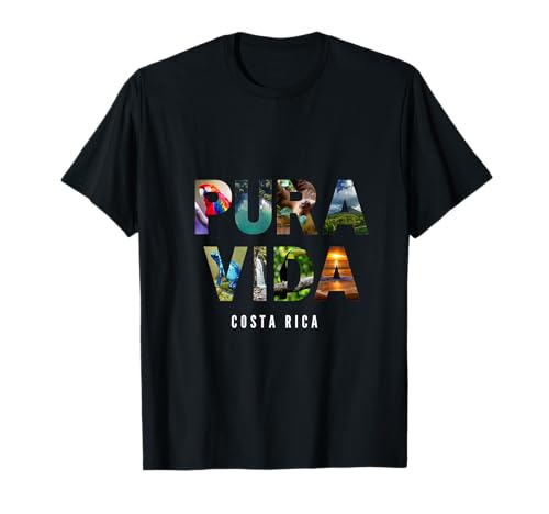 Pura Vida Costa Rica Souvenir de vacances tropicales T-Shirt