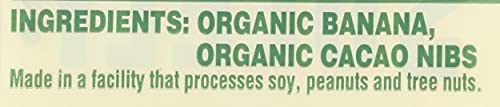 Image of SOLELY - Organic Banana Chocolate Drizzled Fruit Jerky - 1 Individually Wrapped Fruit Strip - Fruit Leather Made from Dried Fruit - Healthy Snacks for Adults & Kids - Vegan, Non GMO - 0.8oz (23g)