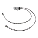 Tuyau flexible : doté de deux tuyaux flexibles de 80 cm avec un connecteur poussoir de 12 mm, ce robinet est compatible avec les systèmes de plomberie standard couramment trouvés dans les caravanes et camping-cars modernes.