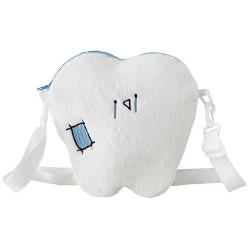 ぬいぐるみのバッグ 漫画ショルダーバッグ 歯の形 クロスボディバッグ 韓国風 携帯電話ポーチ ジュエリーバッグ 子供 女の子 女性用のサムネイル