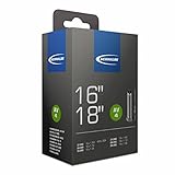 Dimensiones: 16 " Schwalbe Av4 Cámara de Aire, Unisex Adulto, Negro, 16x1 1/8-1 3/8