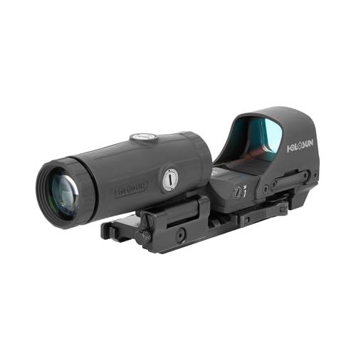 Image of HOLOSUN 510C & HM3X Combo RED /Green Multi-Reticle Circle Dot Open Reflex Sight w /3x Flip-to-Side Magnifier 510C-HM3X