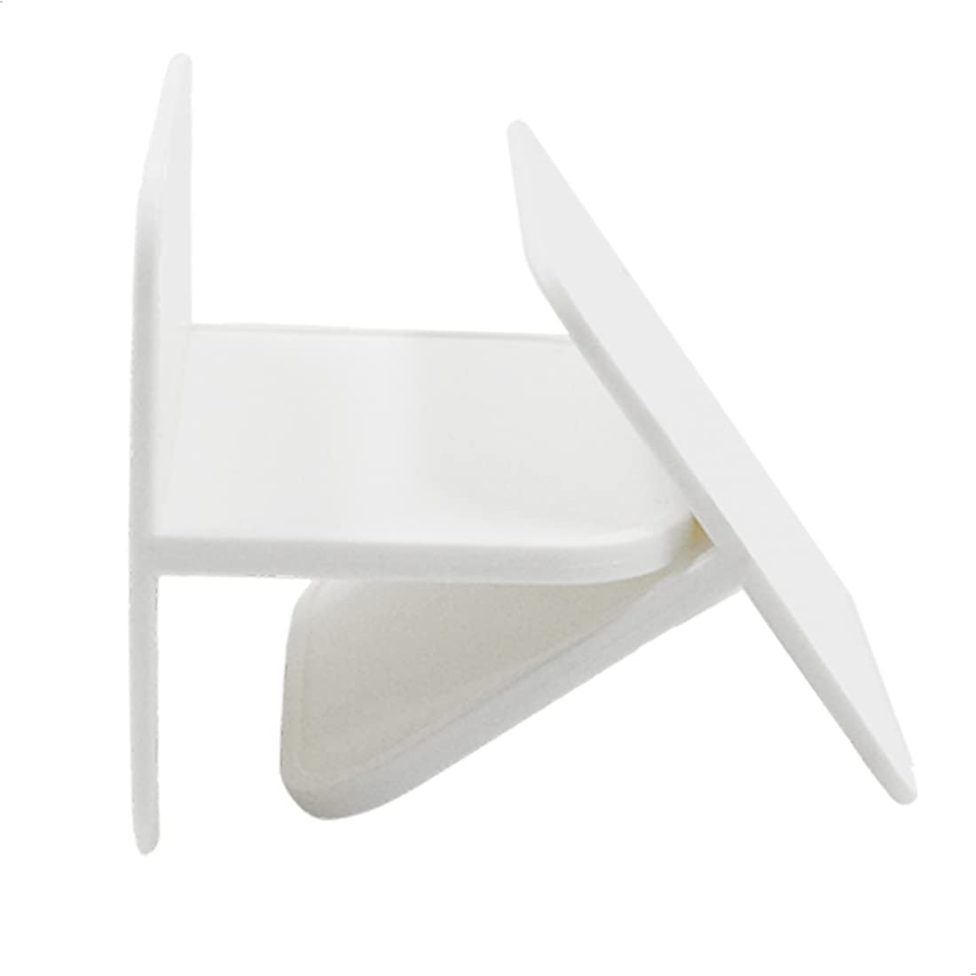 Correas para Muebles Antivuelco Fijaciones Antivuelco para Muebles—Soporte Antivuelco, Adjunto a la Pared para Fijar Mesas y Otros Muebles Pesados, Mantiene a los Niños Seguros, 4 Piezas, Blanco.
