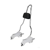 MoKitDora Softail Tall Sissy Bar Detachable Backrest Upright with Pad for 2018-later Sport Glide FLS