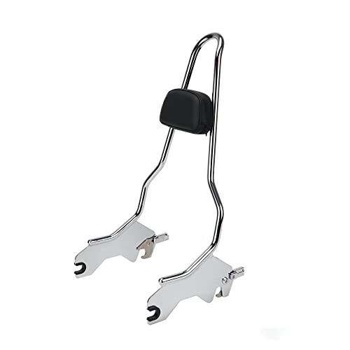 Mokitdora Softail Tall Sissy Bar Detachable Backrest Upright With Pad For 2018-Later Sport Glide Flsb, Low Rider Fxlr, Fxlrs, And Fxlrst Models, Chrome #TOP4