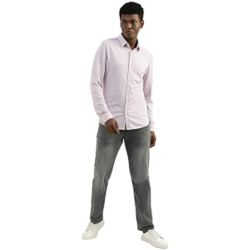 Image of UNITED COLORS OF BENETTON Men's Cotton Solid Slim Fit Shirt
