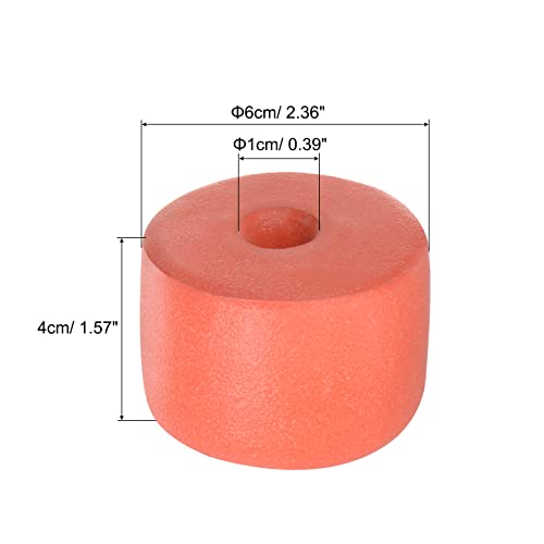 PATIKIL 1.57x2.36 Inch Deep Water Fishing Float, 70g Foam Marker Buoy for Trail Markers Dock Floats Kayak Boats Swim, Orange
