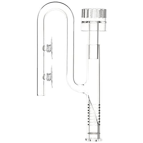 JARDLI Glas Mini Lily Pipe Einlauf Oberflächenabsauger Skimmer für Nano Aquarium Becken (17mm für 16/22mm Schlauch) JARDLI Glas Mini Lily Pipe Einlauf Oberflächenabsauger Skimmer für Nano Aquarium Becken (17mm für 16/22mm Schlauch)