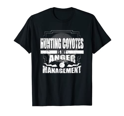 Camiseta de caza de coyotes My Anger Management Camiseta