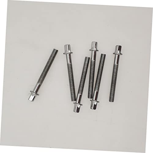 Abaodam 6pcs Tornillos de Montaje para Pernos de Tambor de Metal y Arandelas para Hardware de Tambor miniatura 7