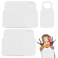 ZHIQIN 30 Stück Einwegschürzen für Erwachsene Weiß Einweg Lätzchen Einweg Ess-Schürze Antifouling Einweg-Schürzen für Kinder Erwachsene Senioren