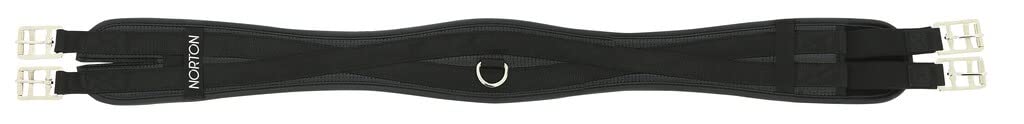 Symantec Sattelgurt anatomisch Confort Norton schwarz 110cm