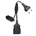 Produktbild Schutzkontakt Verlängerungskabel Netzkabel 0.75 mm²2-in-1 Max 2.5 A/250 V/1500W Männlicher Euro Stecker Auf Doppelte Euro Buchse Für TV PC Computer Monitor Projektor Lampe Haushaltsgeräte Schwarz