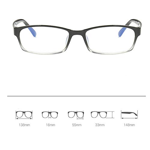 Image of DEPEYE 3 PRS Anti Blue Light Glasses for Mens Womens -0.5 Distance Glasses Eyeglasses