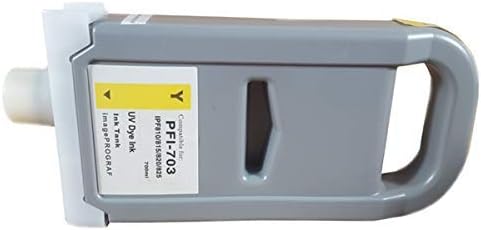 Miniatura 2 de Vivid Colors Cartucho de tinta compatible de repuesto para Canon PFI-703 PFI-703Y 2966B003AA (amarillo) para uso Canon iPF810, iPF815, iPF820,