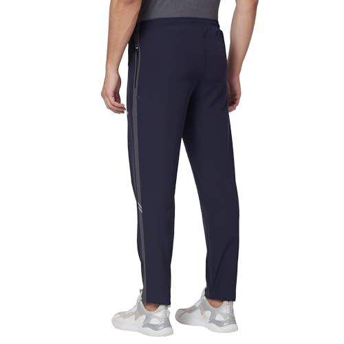 Image of berge' Men's Polyester Track Pant with Secure Zipper Side Pockets for Sports|Exercise|Gym|Running|Casual Wear|Lower Tracks Pant
