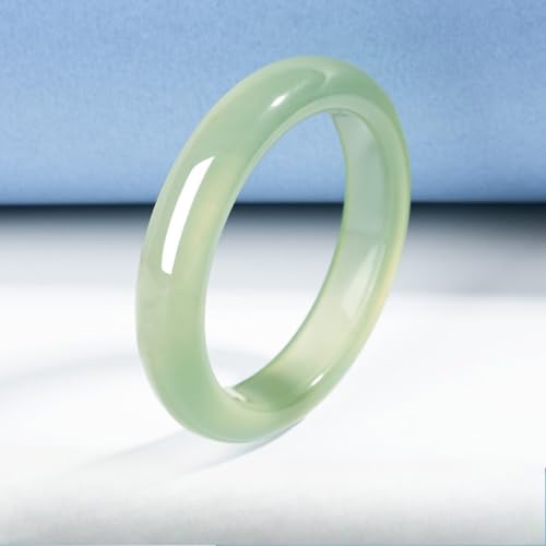 Gemstone Bracelet for Women, Lake Green Jadeite Bangle, Elegant Round Bead Design, Perfect for a Woman's Birthday Gift2