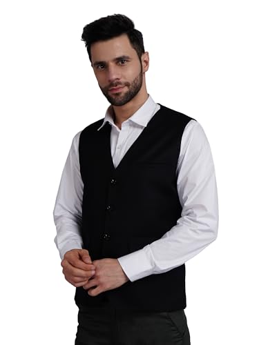 Image of APKR Men's Solid Waistcoat