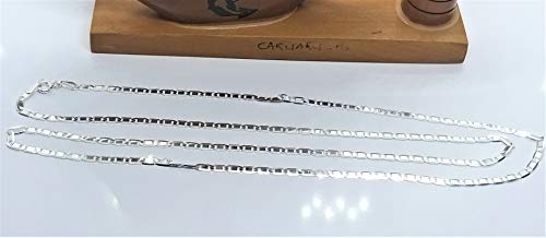 Corrente Masculina Piastrine Prata 925 70 cm X 3 mm Ref. 640