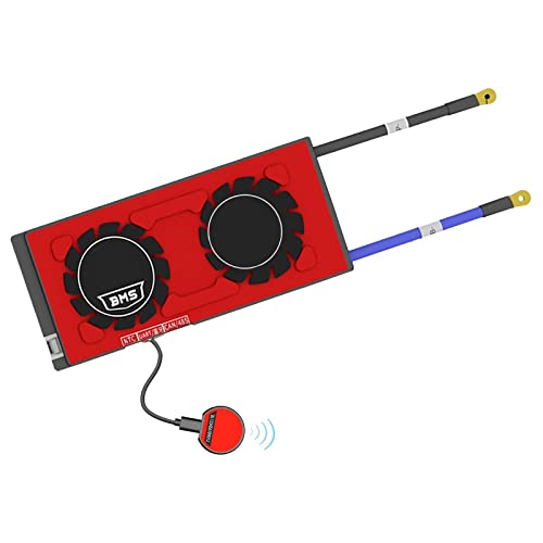 HXFAFA 3S-24S 30A-100A Smart BMS 18650 Ladeplatine BMS-Schutzplatine, mit Ausgleichsleitungen BT (Aktivierungstaste) + 485 + CAN, für 18650 3,2-V-Batterie (Color : 3S 12V, Size : 80A+BT+485+CAN) Cover
