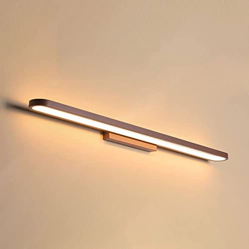Lámpara de pared con espejo LED para baño aplique de tocador moderno con pantalla acrílica