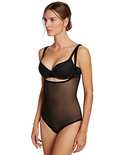 Body sculptant Wolford en tulle transparent noir taille 42 extensible