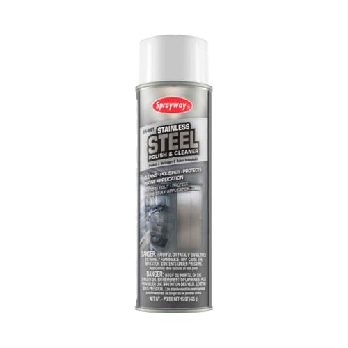 SPRAYWAY INC. Stainless Steel Polish & Cleaner - 15 OZ. AERO.