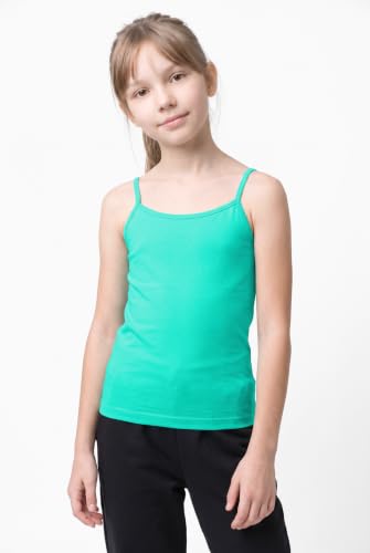 Image of Kurve Girl's Sleeveless Tank Top - Stretch Undershirts Cami Camisole, UV Protective Fabric, Rated UPF 50+ (Made in USA)