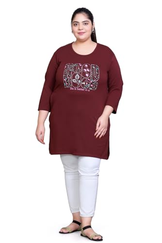 Image of RYSH Women's Plus Size Printed Long Top