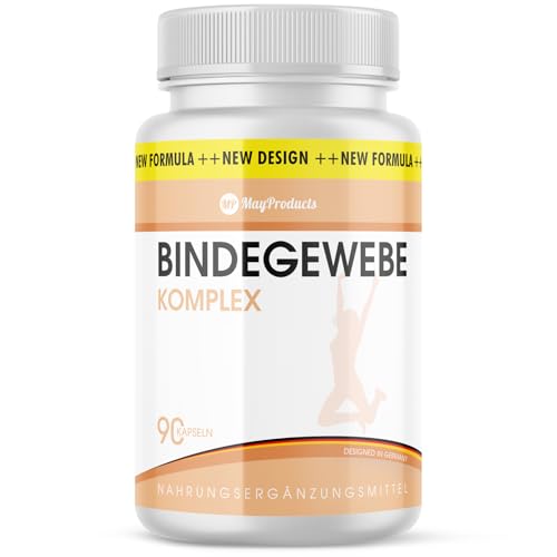 Bindegewebe Komplex Kapseln | reich an Vitaminen & Mineralstoffen | einfache Anwendung | Inhalt 90 Kapseln