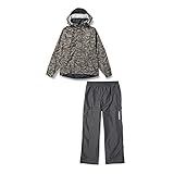 シマノ(SHIMANO) レインウェア フィッシング DSベーシックスーツ RA-027Q グレーパシフィックカモ S 透湿 防水 釣りウェア