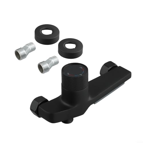 Lioaeust Wasserfall Duscharmatur 70V79 Matt-Schwarz