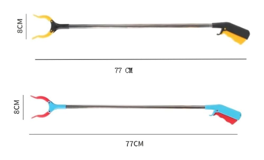 Pinza telescopica, Pinza raccogli Oggetti, Strumento di Presa Multifunzionale, Asta di Raccolta Leggera, for Raggiungere Gli Oggetti sottostanti(Black+Yellow)