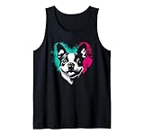 Photo Gallery boston terrier heart - amante delle razze di cani vintage canotta Photo Gallery boston terrier heart - amante delle razze di cani vintage canotta