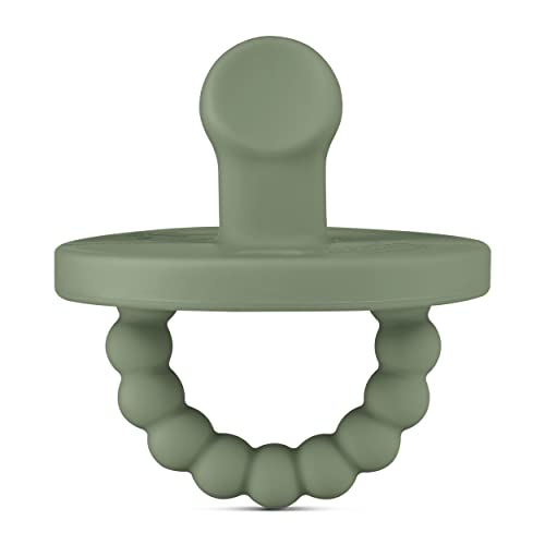 Image of Ryan & Rose Cutie PAT Pacifier Teether (Slant, Ivy)
