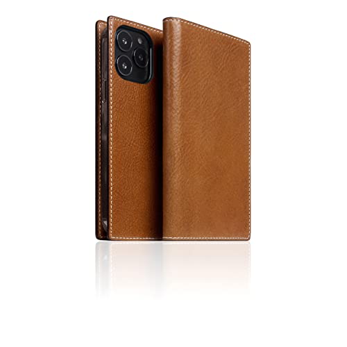 Étui portefeuille iPhone 13 Pro Max SLG en cuir beige : l'idée cadeau artisanale idéale