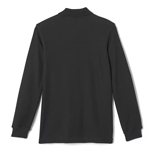 French Toast Men's Long Sleeve Cotton Blend Pique Polo Shirt2