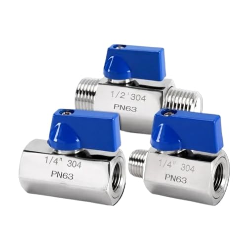 Mini-vanne de plomberie 1/2 pour optimiser l'espace sous évier - 2